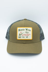 Marsh Wear Sportsman Trucker Hat for Men in Olive Green