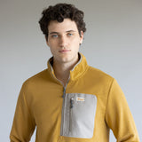 Marsh Wear Sullivan ¼ Zip Pullover for Men in Yellow Gold