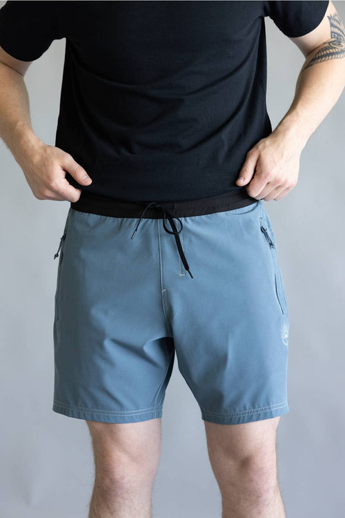 Marsh Wear TideLock 7.5” Boardshorts for Men in Goblin Blue