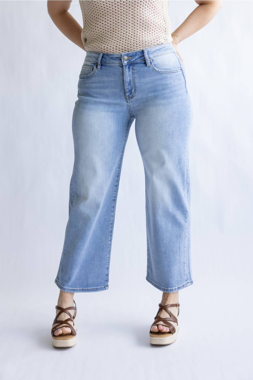 Mica Mid Rise Straight Jeans for Women