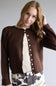 Mimosa Classic Lightweight Cardigan Top for Women in Chocolate