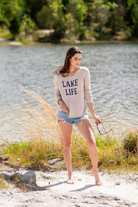 Miracle Lake Life Sweater for Women in Khaki