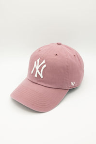 '47 New York Yankees Clean Up Hat in Mauve