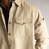 North River Wax Jacket for Men in Khaki