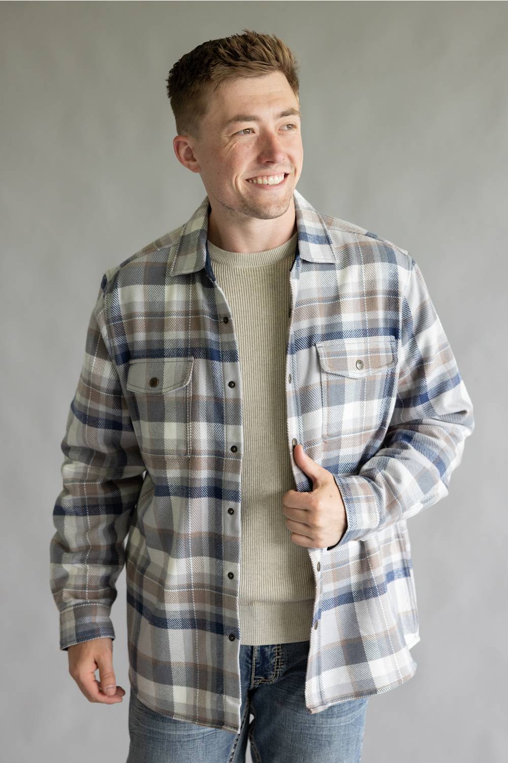 North River Twill Shirt Jacket for Men – Glik's