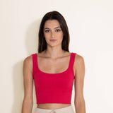 NikiBiki Chevron Ribbed Brami for Women in Red