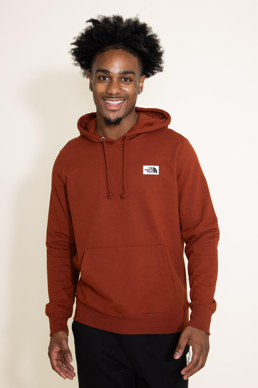 The North Face Heritage Patch Hoodie for Men in Brown