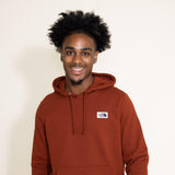 North Face Heritage Patch Hoodie for Men in Brown