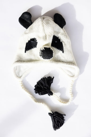 Novelty Kids Animal Hat in Cream Panda