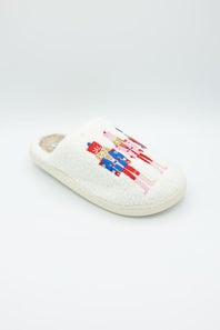 Nutcracker Slippers for Women in White
