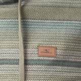 O’Neill Bavaro Stripe Pullover for Men in Midnight Deep Lichen Green
