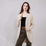 Honeycomb Stitch Cardigan for Women in Heather Oat