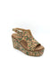Pierre Dumas Flynn Wedges for Women in Lime Combo