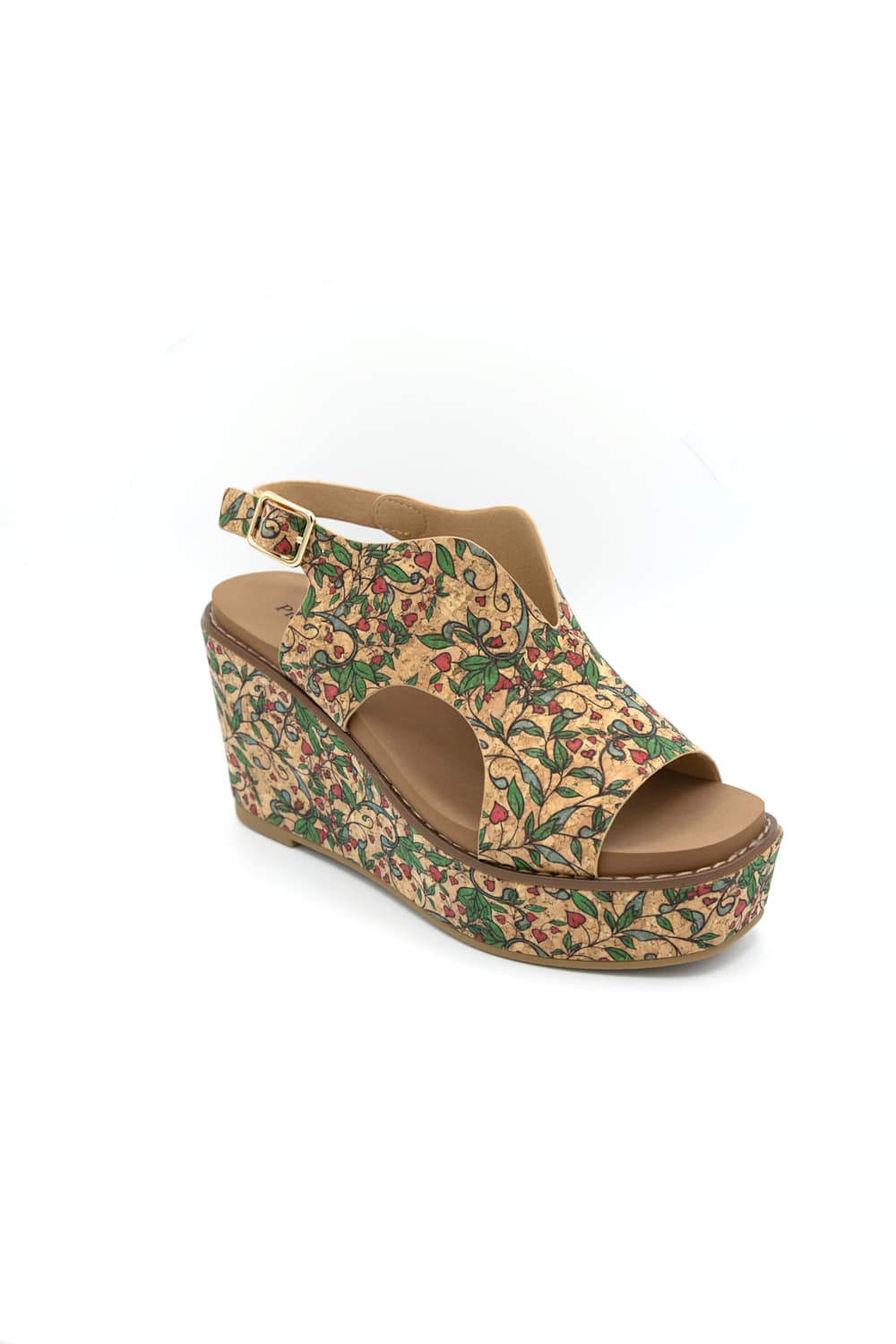 Pierre Dumas Flynn Wedges for Women in Lime Combo