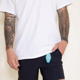 Party Pants Solid Sport Shorts for Men in Black