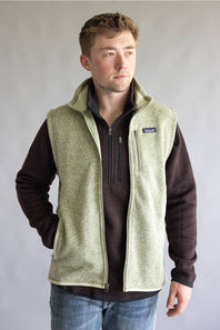 Patagonia Men’s Better Sweater Fleece Vest in Weathered Stone | 25882-WSTO-STONE