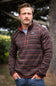 Patagonia Men’s Better Sweater Quarter Zip in Brown Pattern