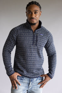 Patagonia Men’s Better Sweater Quarter Zip in Sunken Blue