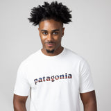 Patagonia Men’s ’73 Logo T-Shirt in Birch White