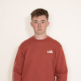 Patagonia Men’s 73 Uprisal Crewneck Sweatshirt in Red