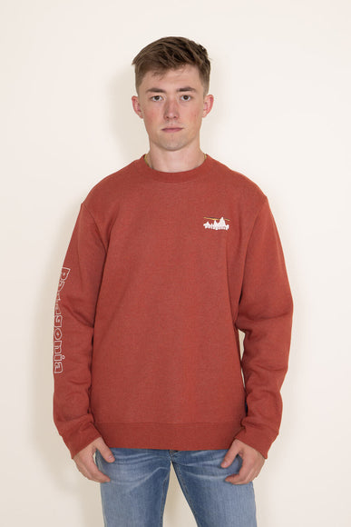 Patagonia Men’s 73 Uprisal Crewneck Sweatshirt in Red