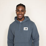 Patagonia Men’s ’76 Skyline Uprisal Hoodie in Green Blue