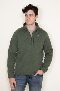 Patagonia Men's Better Sweater 1/4-Zip in Green
