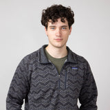 Patagonia Men’s Better Sweater Quarter Zip in Grey Multi