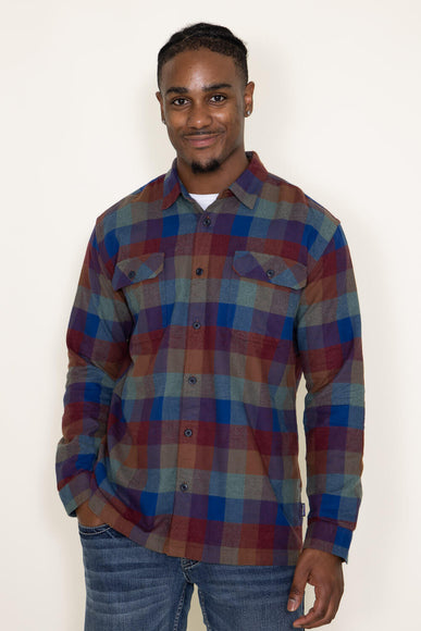 Patagonia Men’s Cotton Fjord Flannel Shirt in Multi 