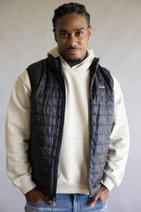 Patagonia Mens Nano Puff Vest in Black