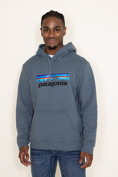Patagonia Men’s P-6 Logo Uprisal Hoodie in Green Blue