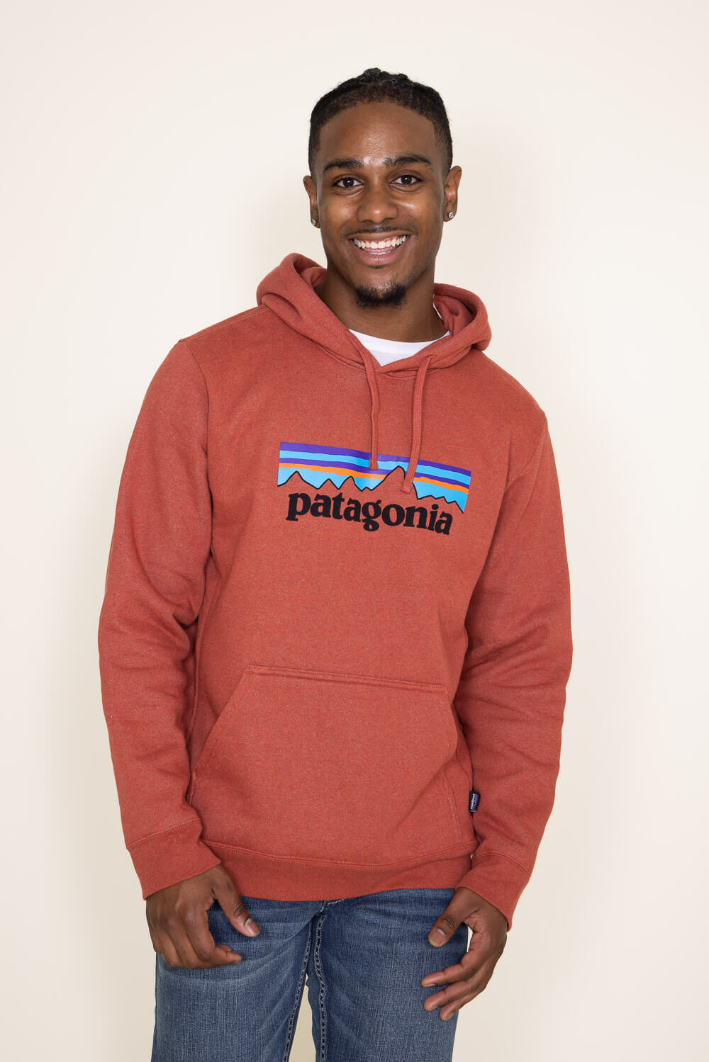 Patagonia P-6 Logo Uprisal Hoody - Burl Red,M