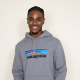 Patagonia Men’s P-6 Logo Uprisal Hoodie in Grey