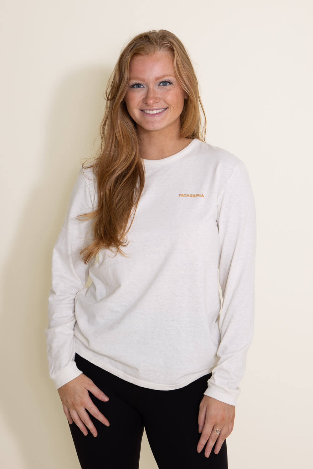 Patagonia white t shirt womens Clearance