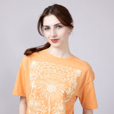 Patagonia Women’s Tread Lightly Oversized Organic T-Shirt for Women in Heirloom Peach