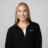 Patagonia Women’s Micro D Quarter Zip Pullover in Black