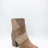 Pierre Dumas Cammy Patch Booties for Women in Taupe