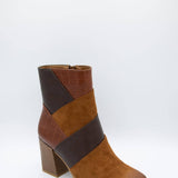 Pierre Dumas Cammy Patch Booties for Women in Whiskey