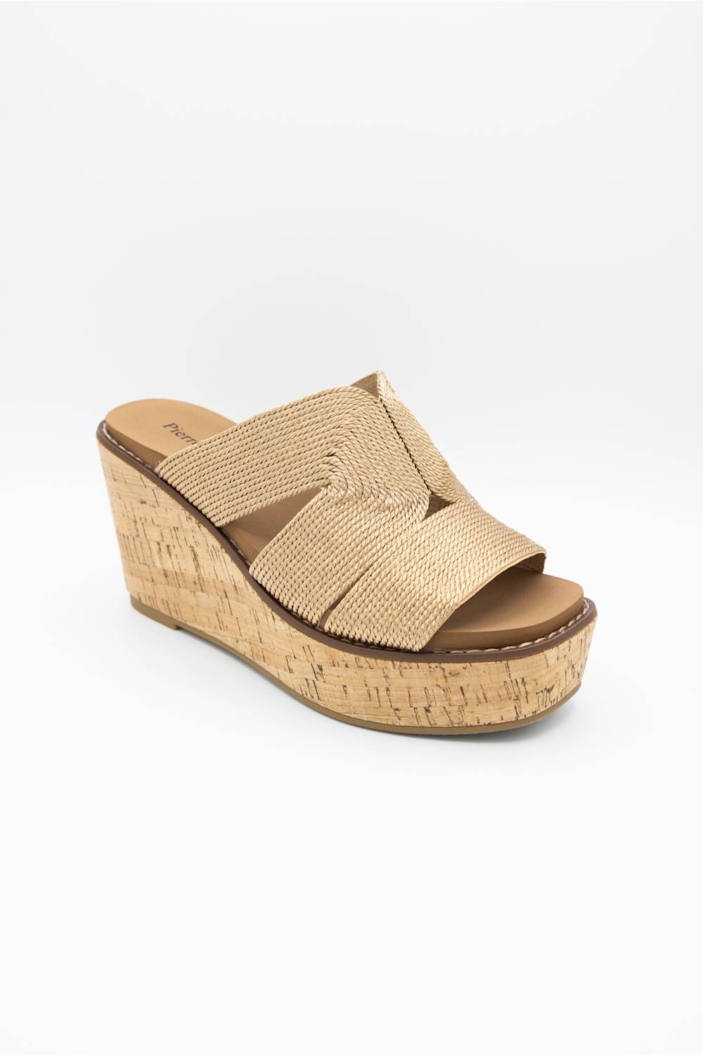 Pierre Dumas Flynn Wedges for Women in Rose Gold