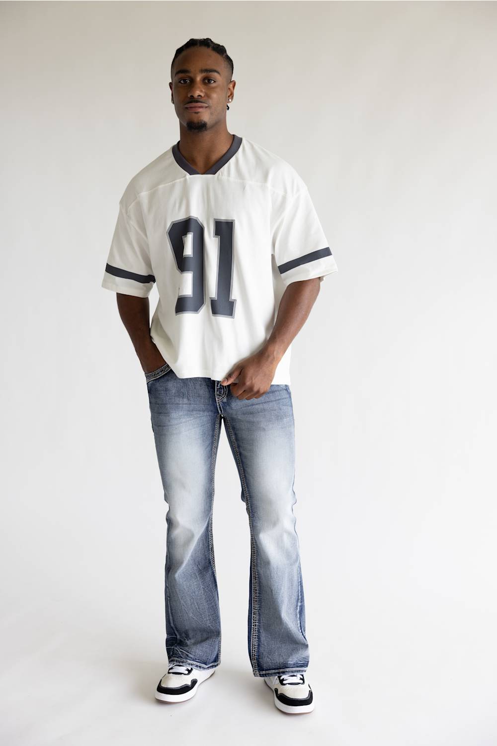 Pure Luck Rain Flare Jeans for Men | PL25010963