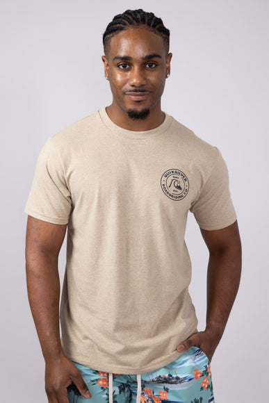 Quiksilver Bubbles T-Shirt for Men in Heather Beige
