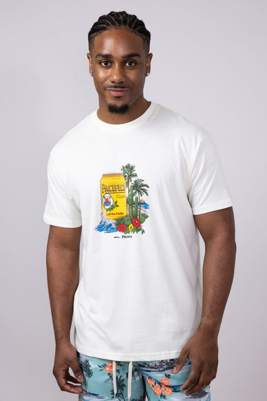 Quiksilver Pacifico Sunstroke T-Shirt for Men in Off White