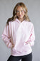 Reflex Oversized Camo Fleece Hoodie for Women in Pink