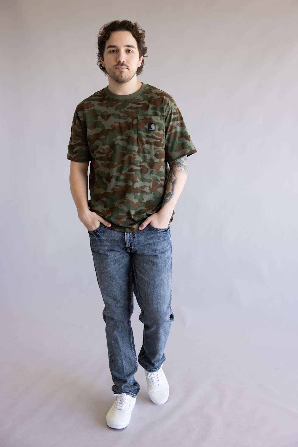 Carhartt Irvine Relaxed T-Shirt for Men in Camo