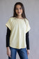 Ribbed Knit Top for Women in Butter Yellow | J5ST1019A-BUTTERYELLOW