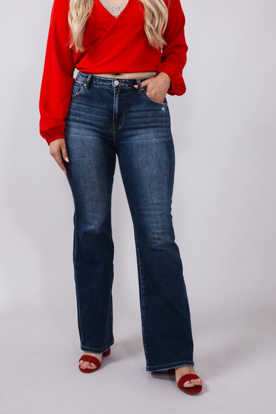 Risen Jeans High Rise Bootcut Jeans for Women
