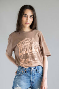 Billabong Sand to Surf T-Shirt for Women in Brown Stone  | BL000517W-BRST