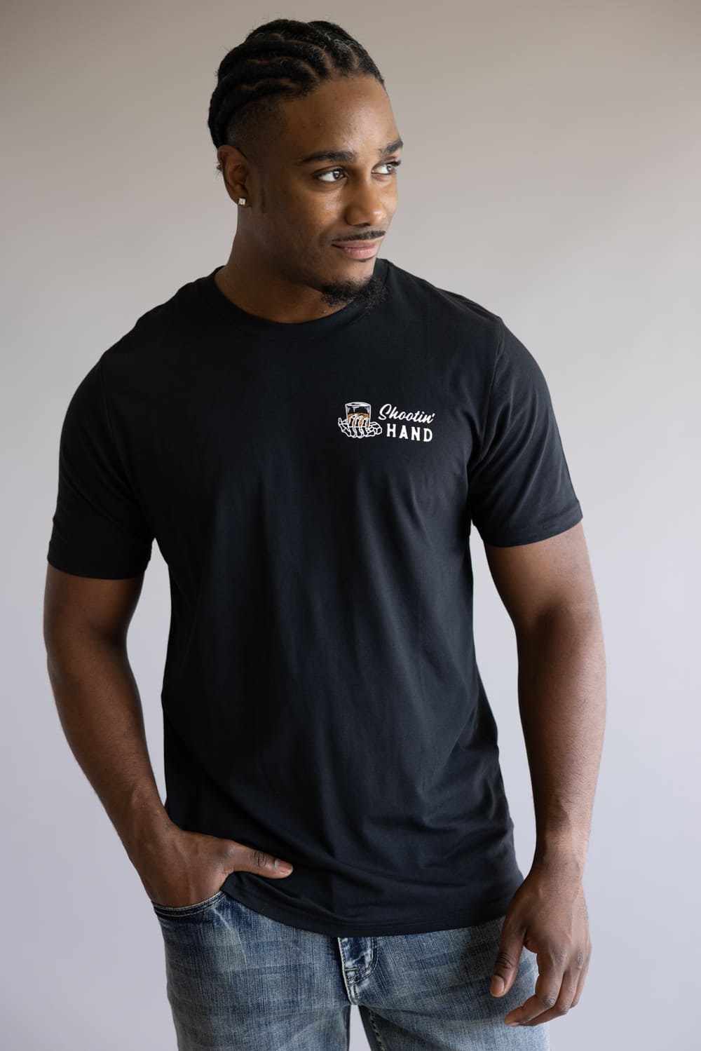 Sendero Provisions Co Shootin Hand T-Shirt for Men in Black