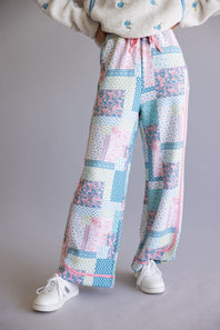 Simply Southern Sloan Modal Pants for Women in Quilted Multi
