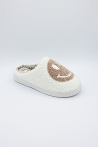  MIA Cozi Smiley Slippers for Women in Cocoa